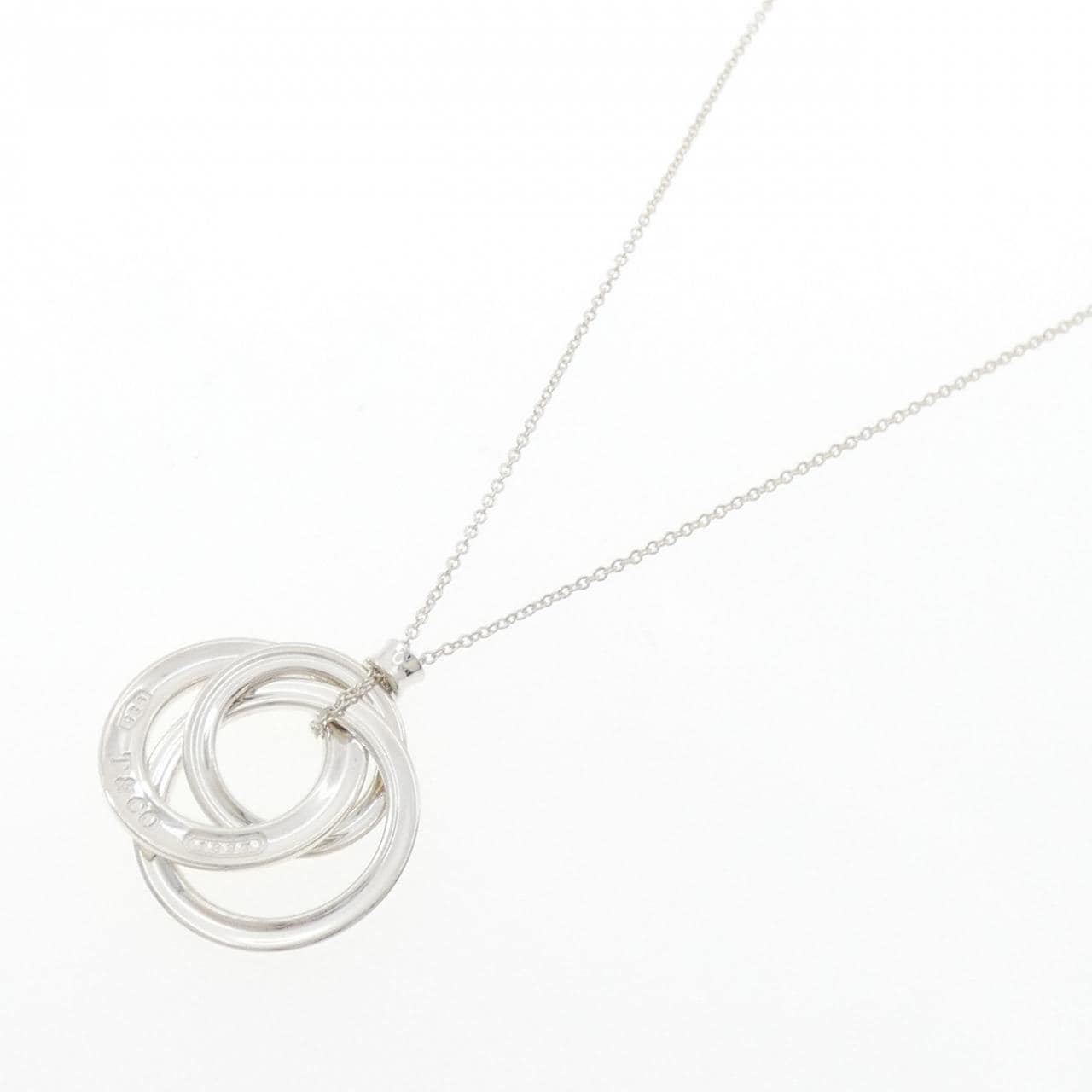 TIFFANY Co. 1837 Interlocking Circle Small Necklace