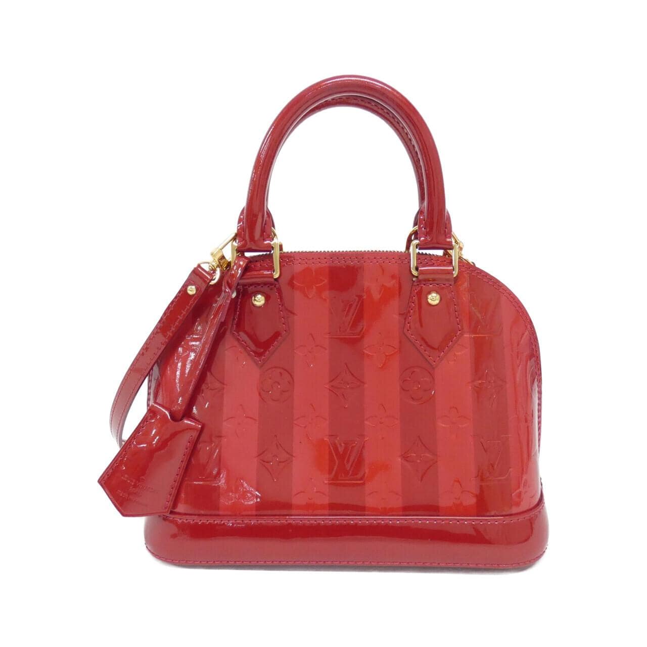 LOUIS VUITTON Vernis Rayule Alma BB M91593 包