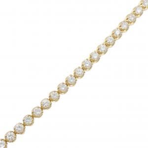 750YG/750WG ダイヤモンド ブレスレット 5.02CT