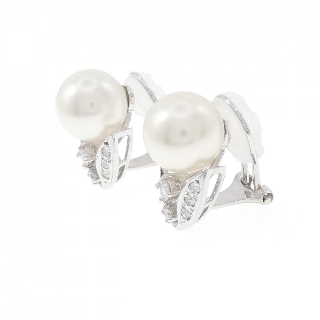 PT900/K14WG Akoya Pearl Earrings 8.8mm