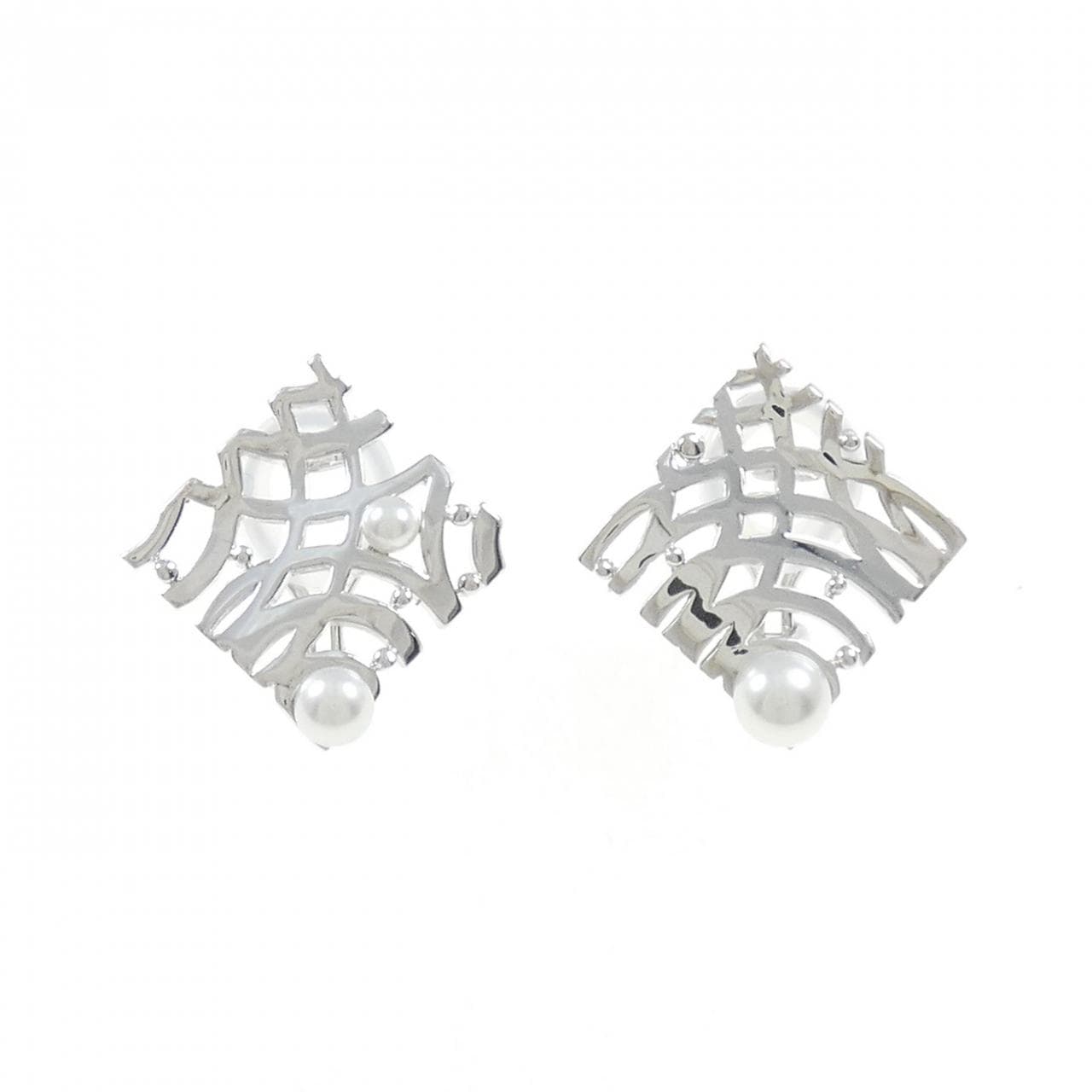 MIKIMOTO Akoya珍珠耳夹
