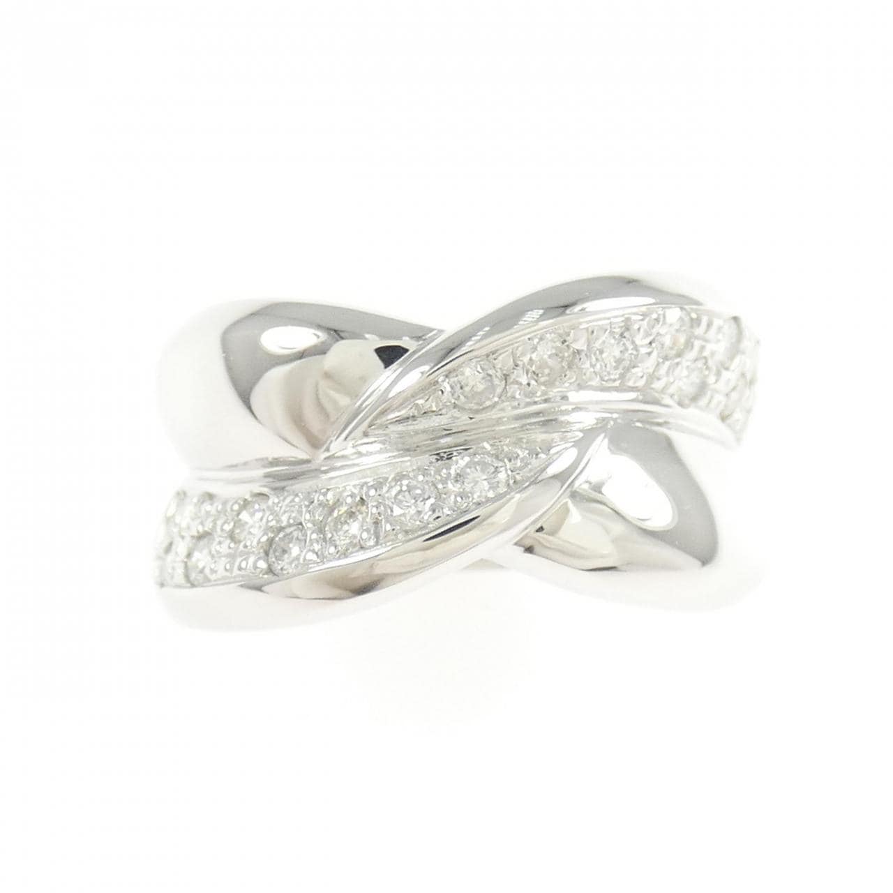 K18WG ダイヤモンド リング 0.30CT