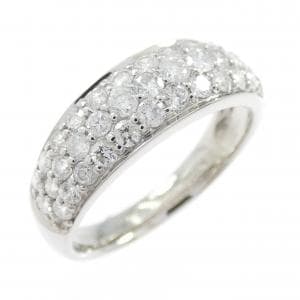 PT900 パヴェ ダイヤモンド リング 1.00CT
