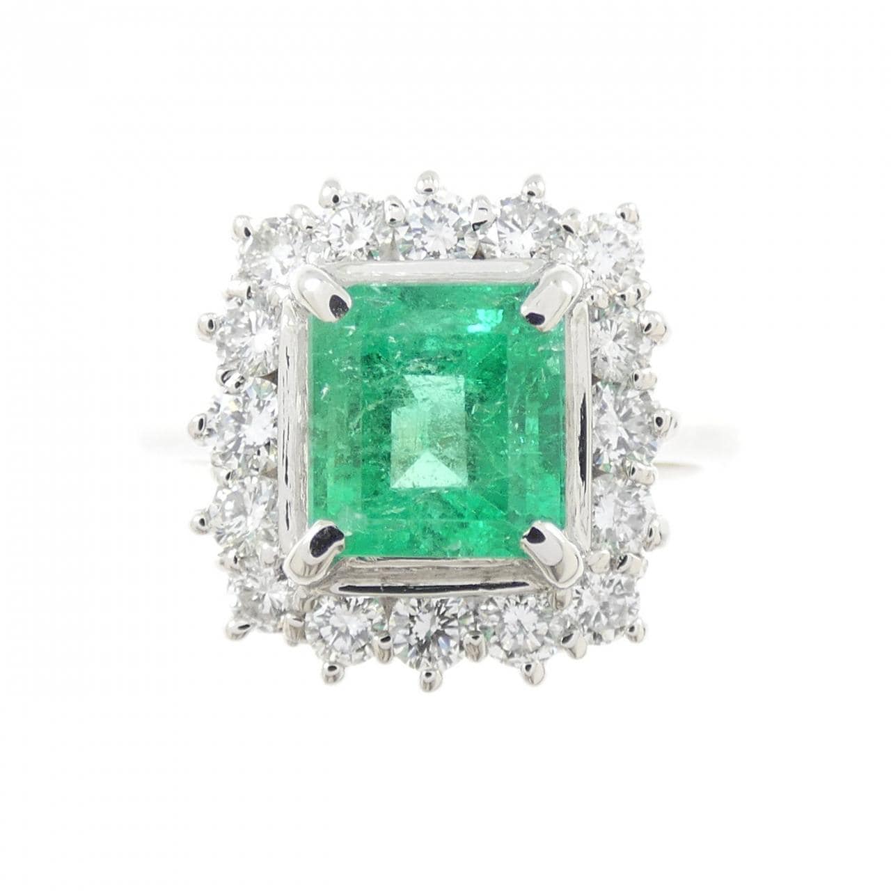 PT900 エメラルド リング 1.42CT
