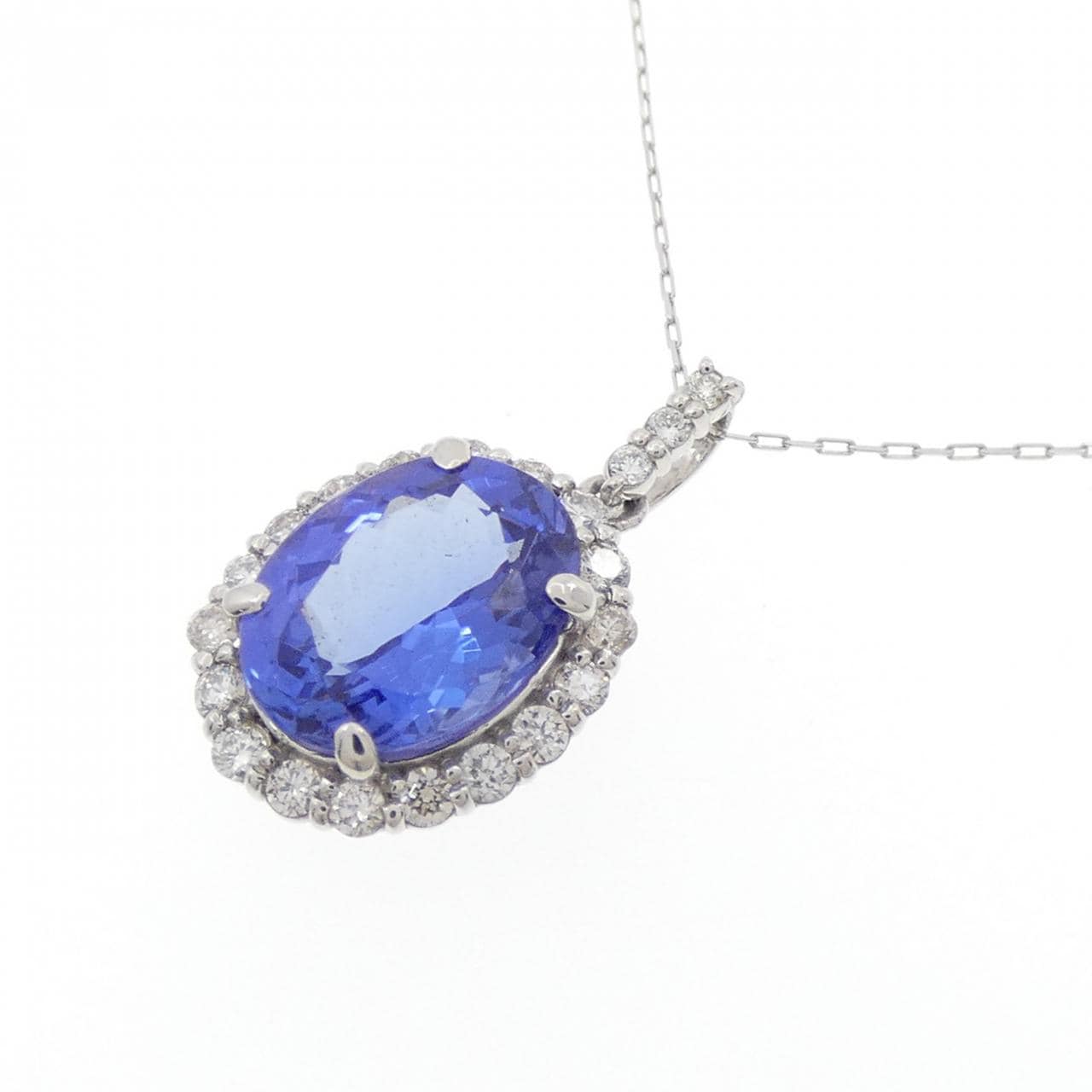 【新品】PT900/PT850 タンザナイト ネックレス 1.98CT
