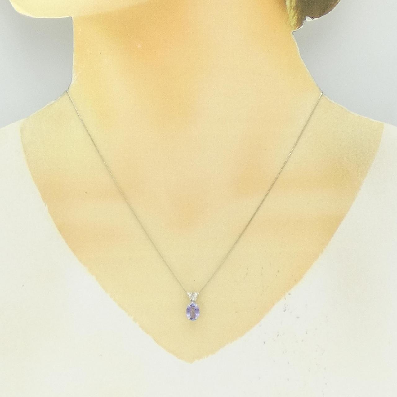 PT900/PT850坦桑石项链 1.00CT