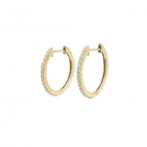 【リメイク】K18YG ダイヤモンド ピアス 0.30CT