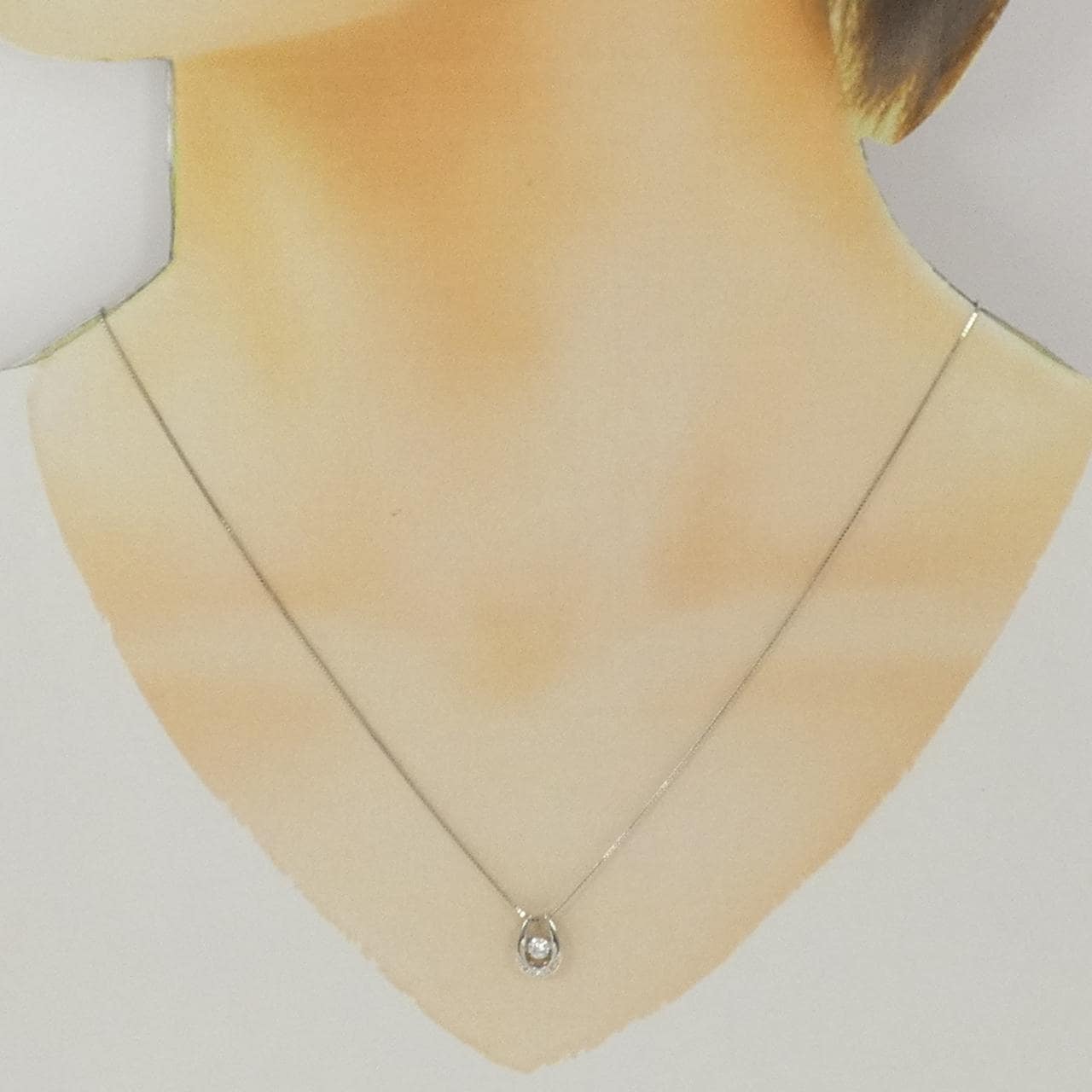 PT950/PT900/PT850 ダイヤモンド ネックレス 0.128CT