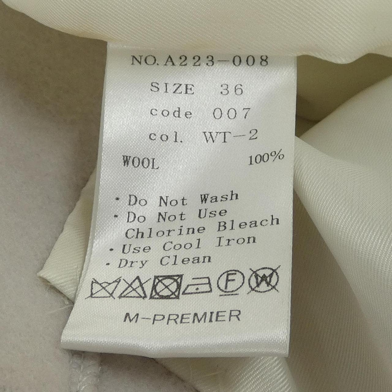 エムプルミエ M-Premier コート