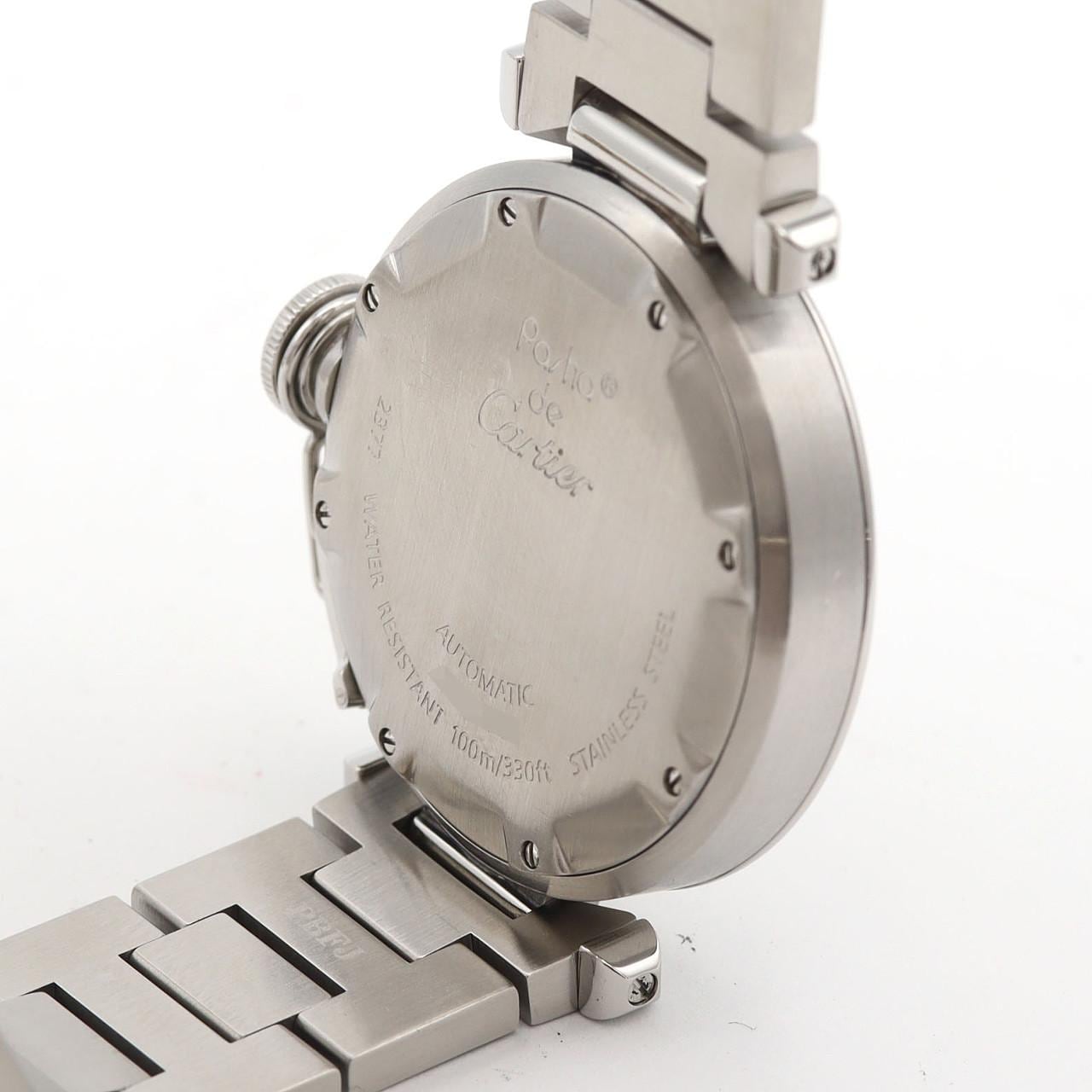 カルティエ パシャC GMT W31029M7 SS 自動巻