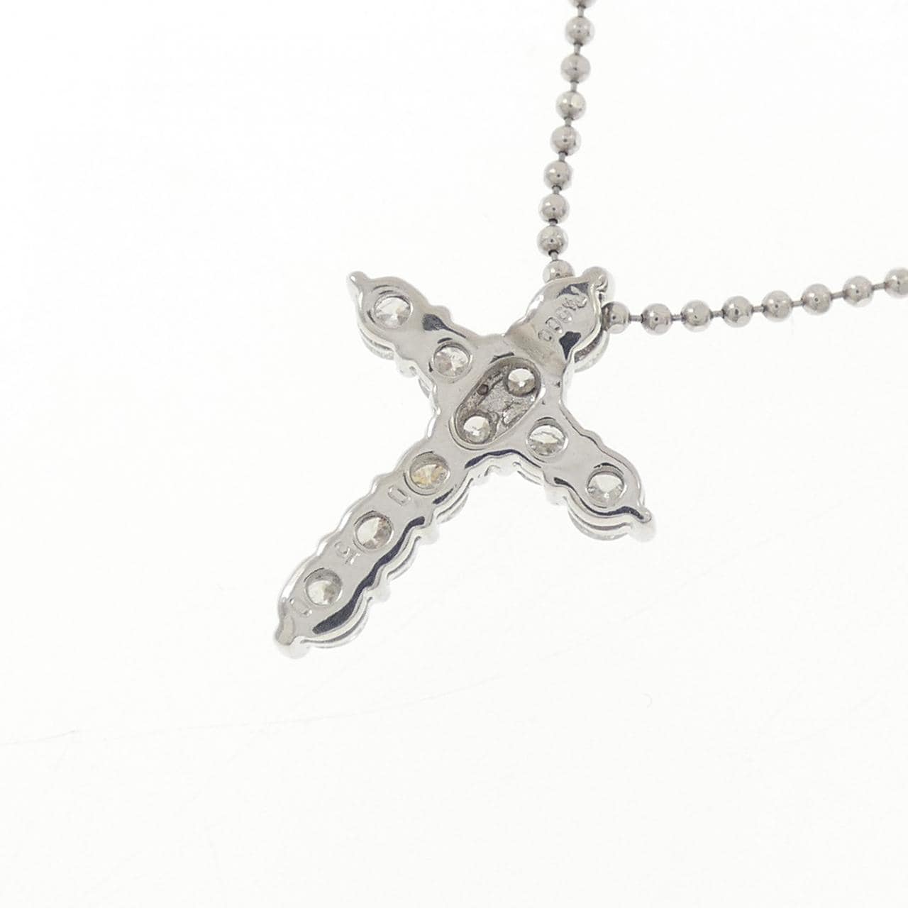 PT900/PT850 クロス ダイヤモンド ネックレス 0.50CT