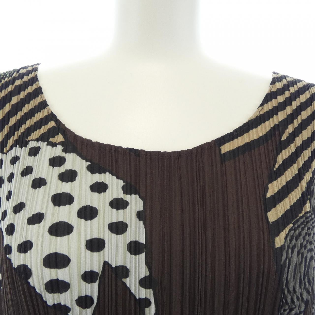 プリーツプリーズ PLEATS PLEASE 2013フォレストウッドプリント PP33-JT597 7568078 ワンピース