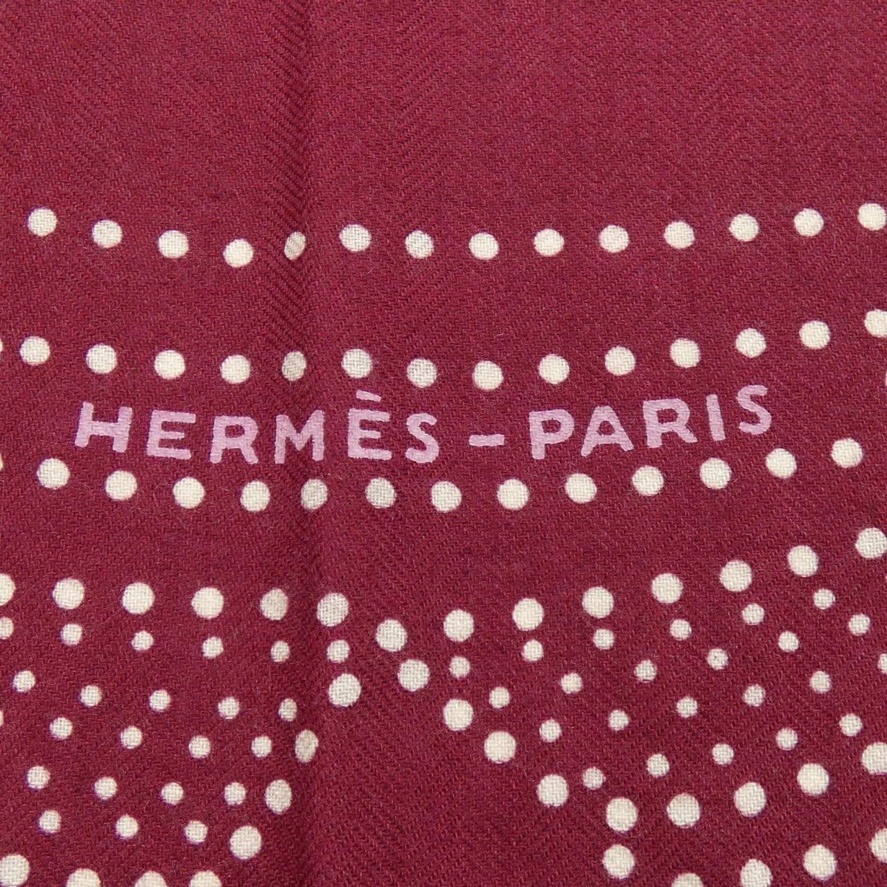 エルメス HERMES BRANDEBOURGS POINTS H243580S カレジェアン140 ショール