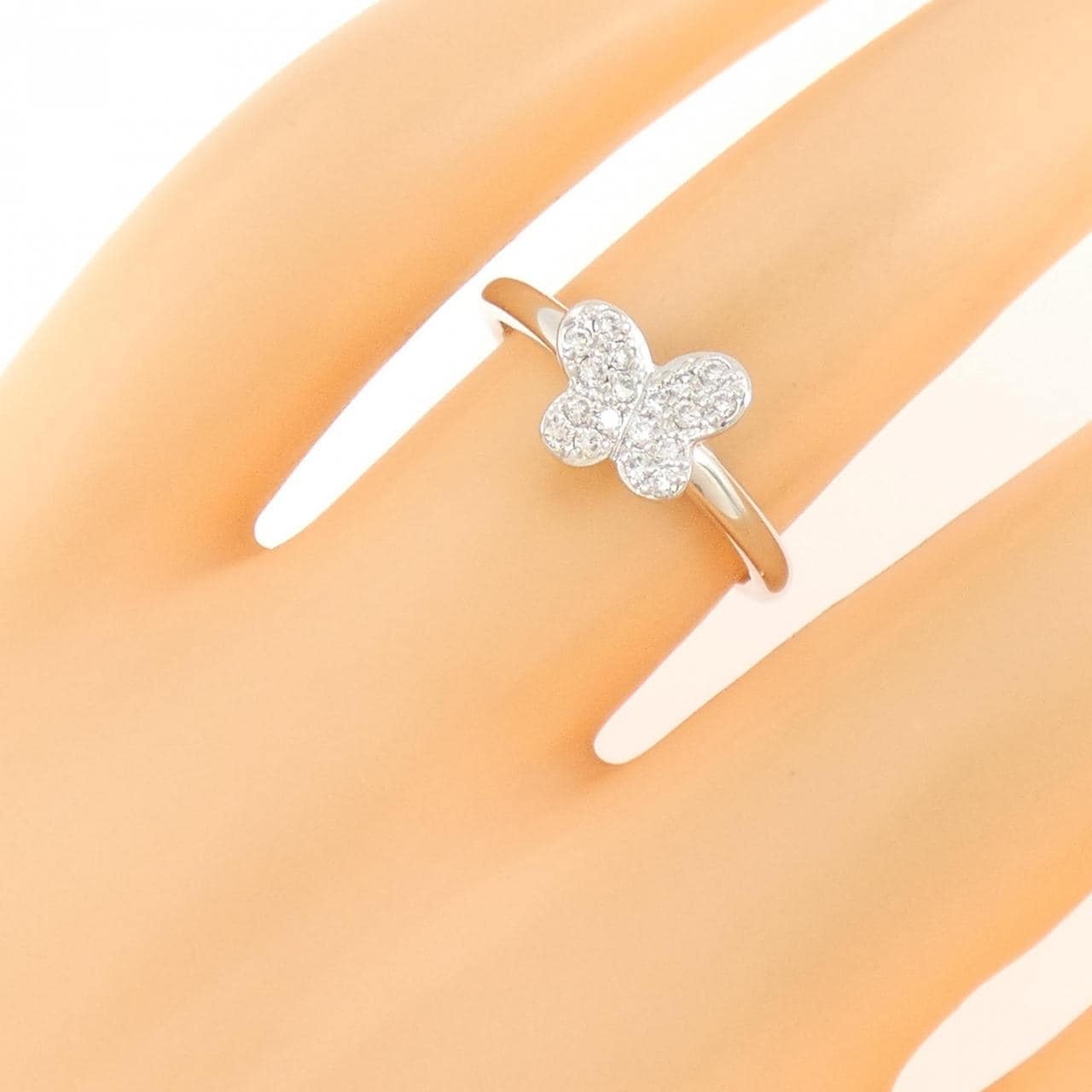 ポンテヴェキオ チョウチョ リング 0.15CT