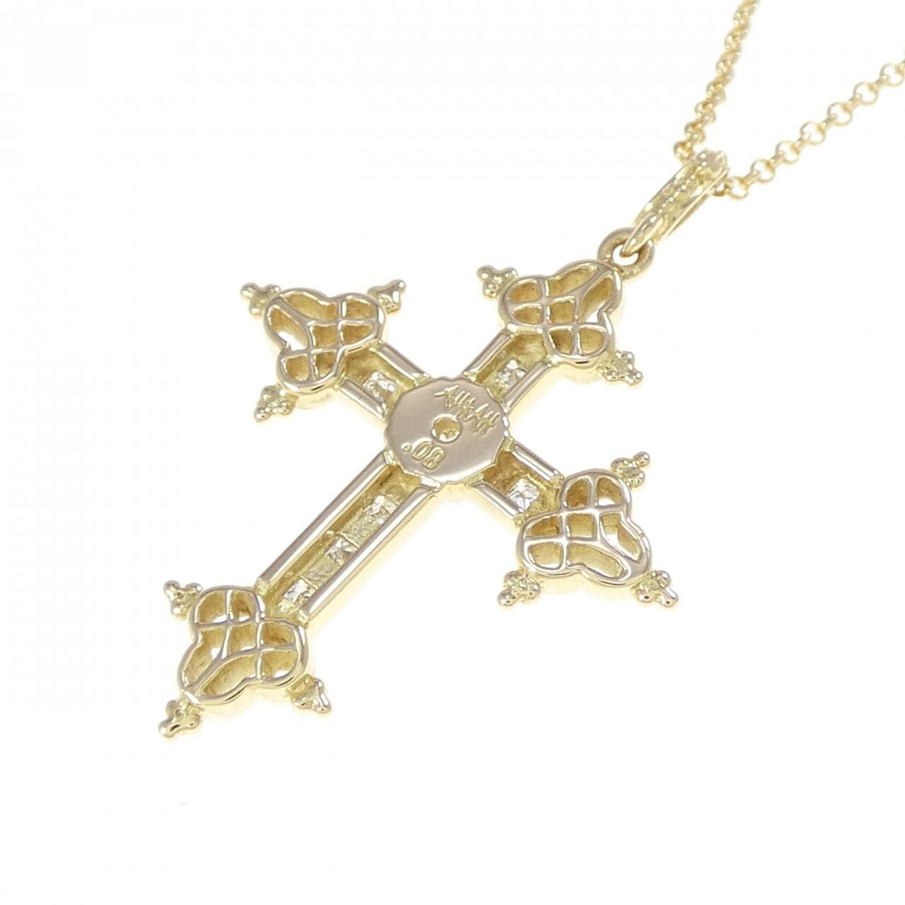 AHKAH十字架钻石项链 0.08CT