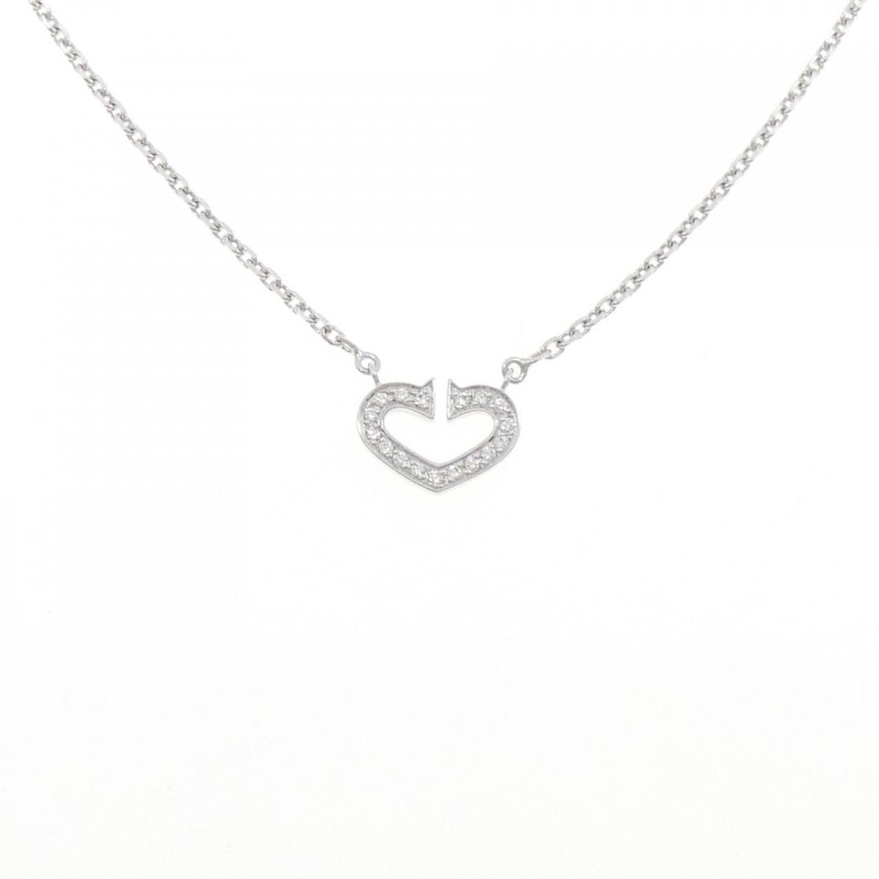 カルティエ Cハート ネックレス