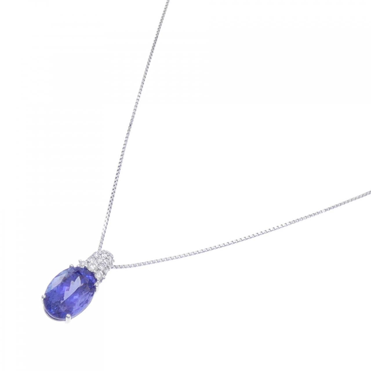 PT Tanzanite necklace 4.097CT