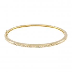 K18YG Diamond bangle