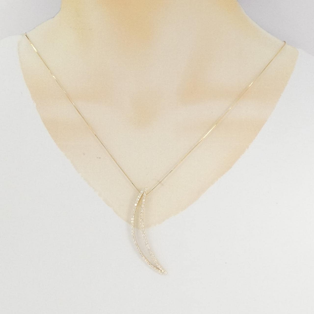 K18YG ダイヤモンド ネックレス 0.80CT