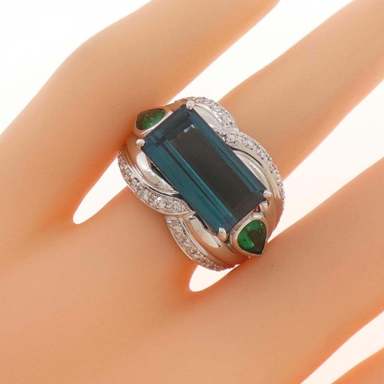 PT900 トルマリン リング 5.36CT