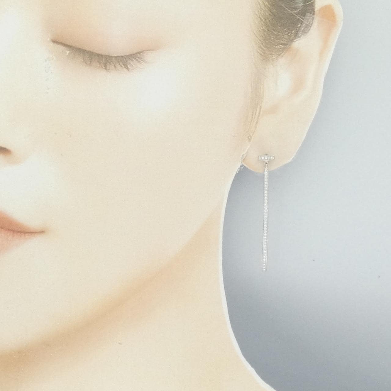 TIFFANY T 线棒耳环