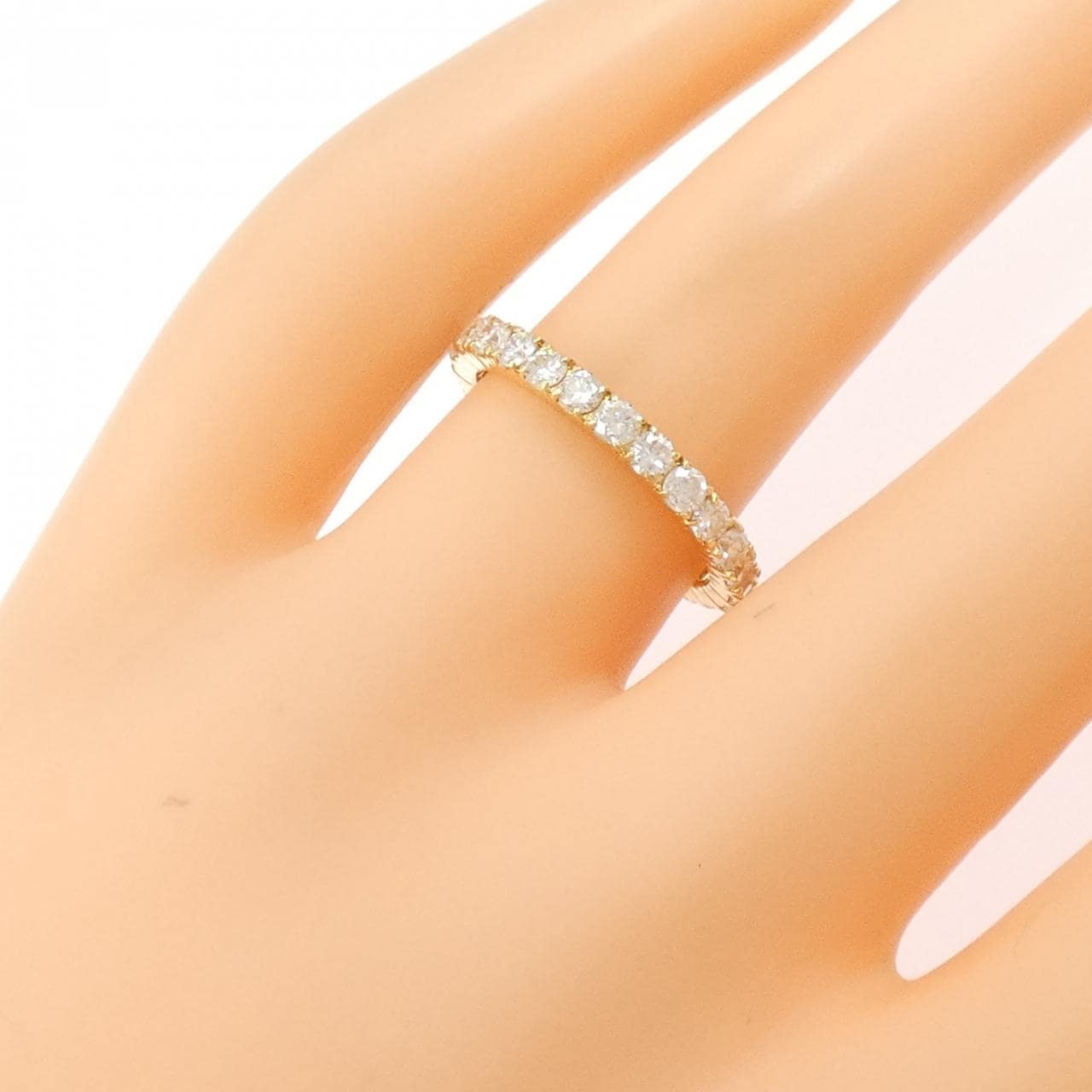 K18YG ダイヤモンド リング 1.24CT