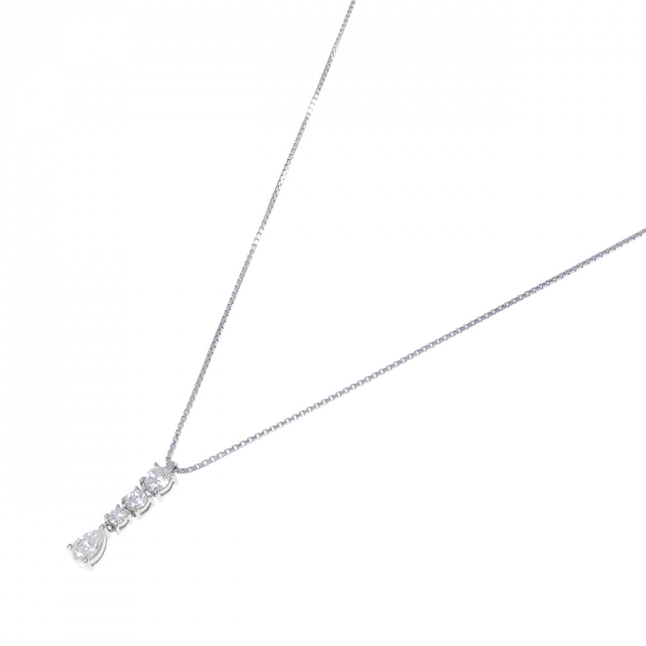 PT900/PT850 Diamond Necklace 0.79CT