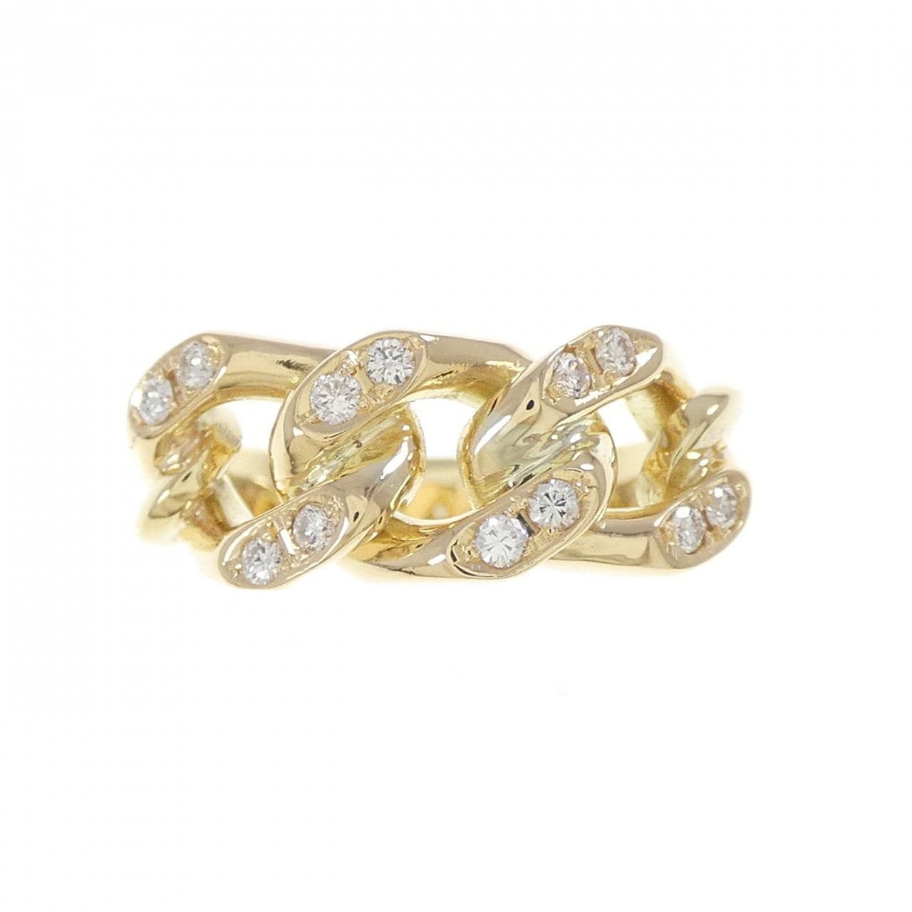 K18YG ダイヤモンド リング 0.18CT