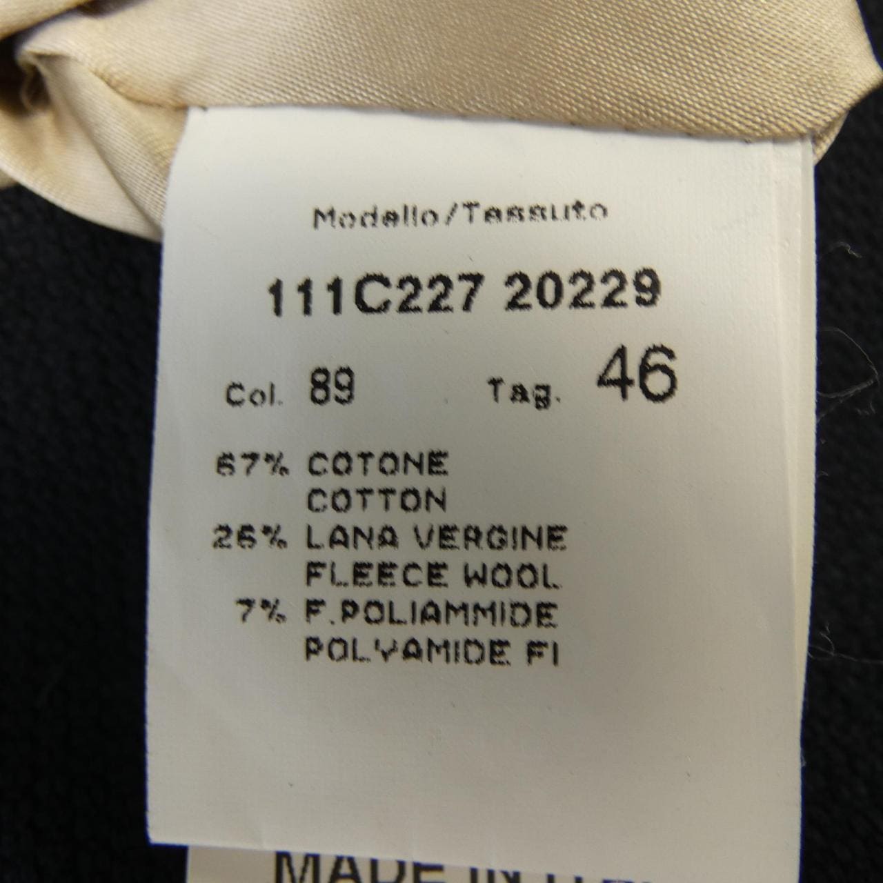 パオローニ PAOLONI 111C227 ジャケット