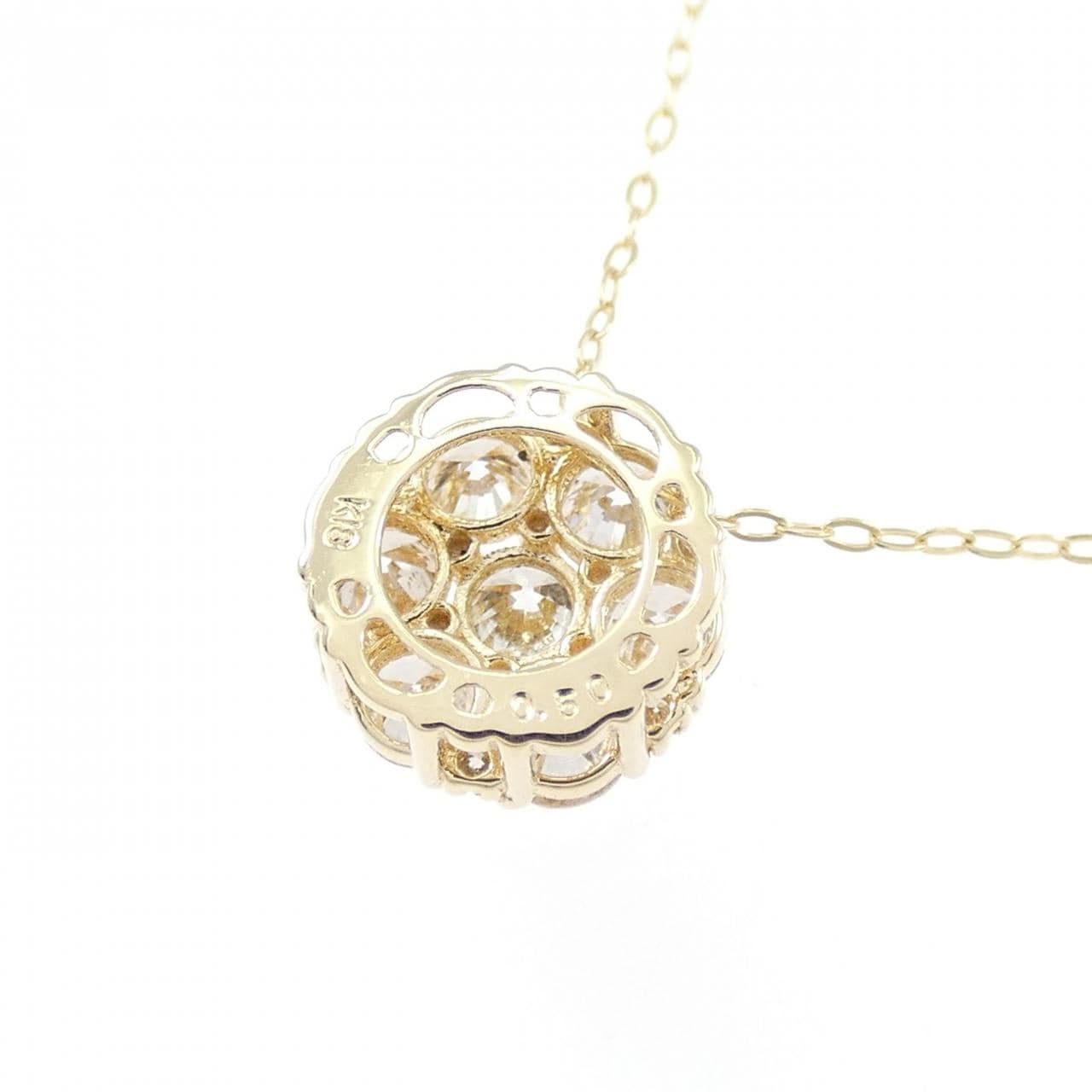 K18YG ダイヤモンド ネックレス 0.50CT