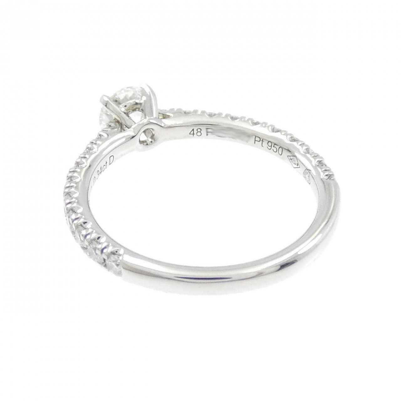 カルティエ 1895 ソリテール リング 0.34CT G VS1 3EXT