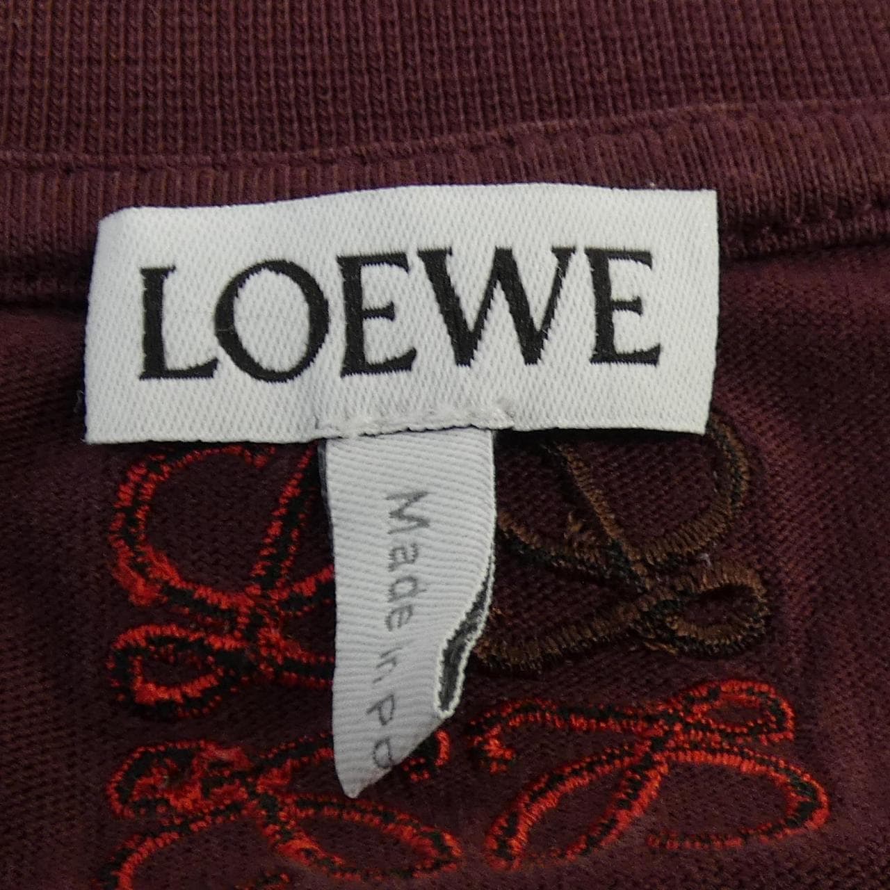 ロエベ LOEWE アナグラム H526341J01 Tシャツ