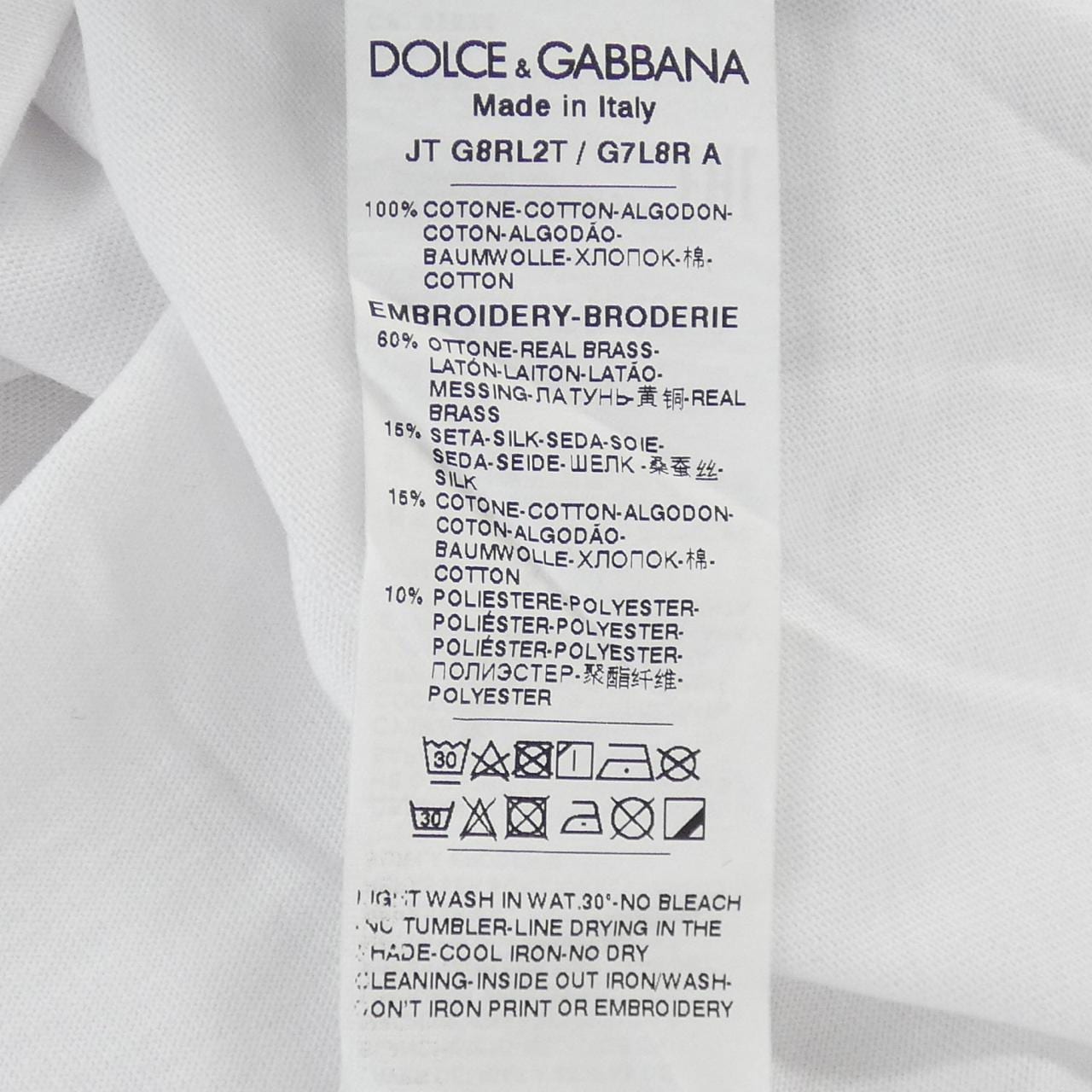 ドルチェアンドガッバーナ DOLCE&GABBANA G8RL2T/G7L8R Tシャツ
