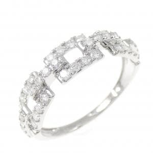 K18WG ダイヤモンド リング 0.50CT