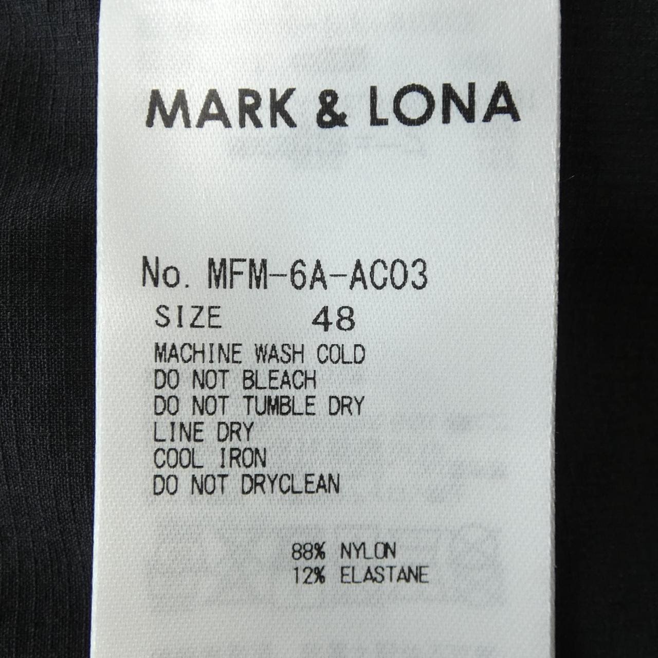 マークアンドロナ MARK&LONA MFM-6A-AC03 S／Sシャツ