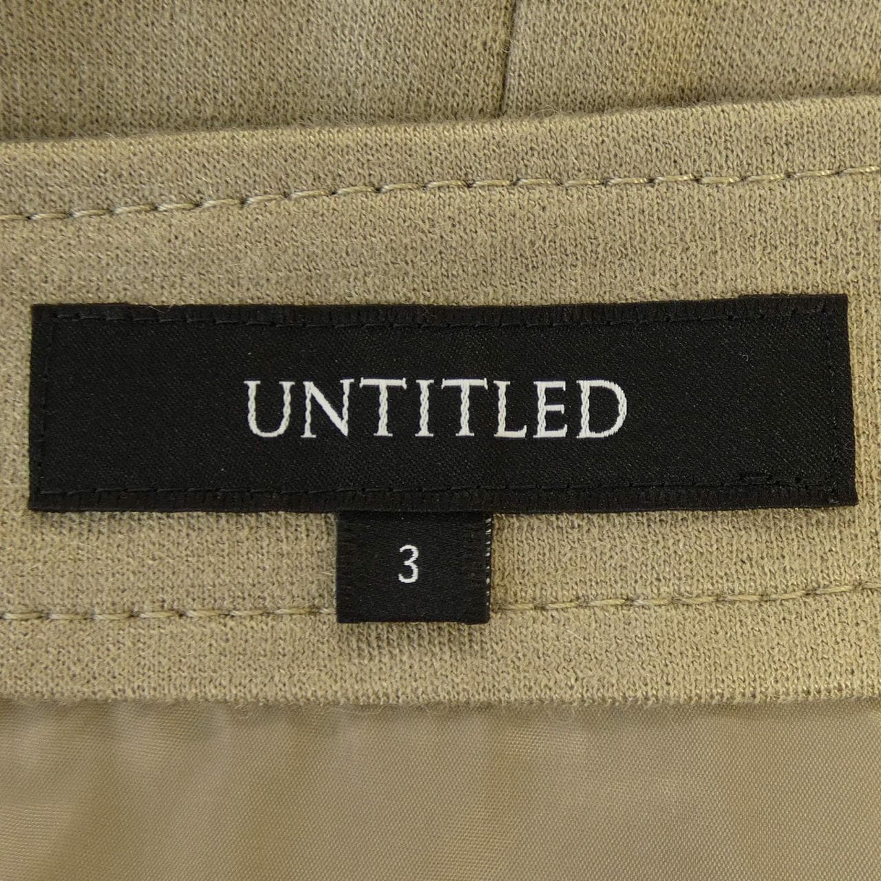 アンタイトル UNTITLED スカート