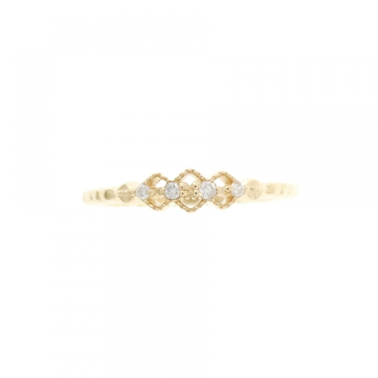 アガット ダイヤモンド リング 0.03CT