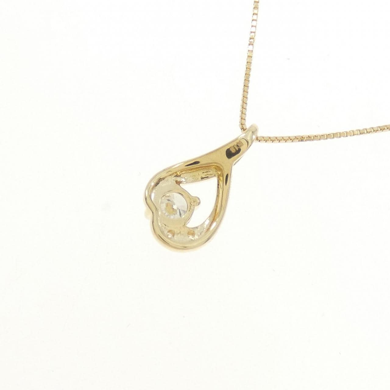 K18YG ダイヤモンド ネックレス 0.147CT