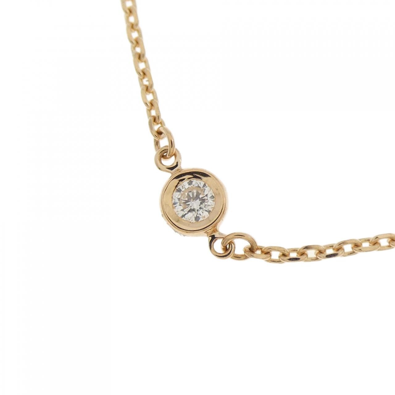 K18PG ダイヤモンド ネックレス 0.90CT