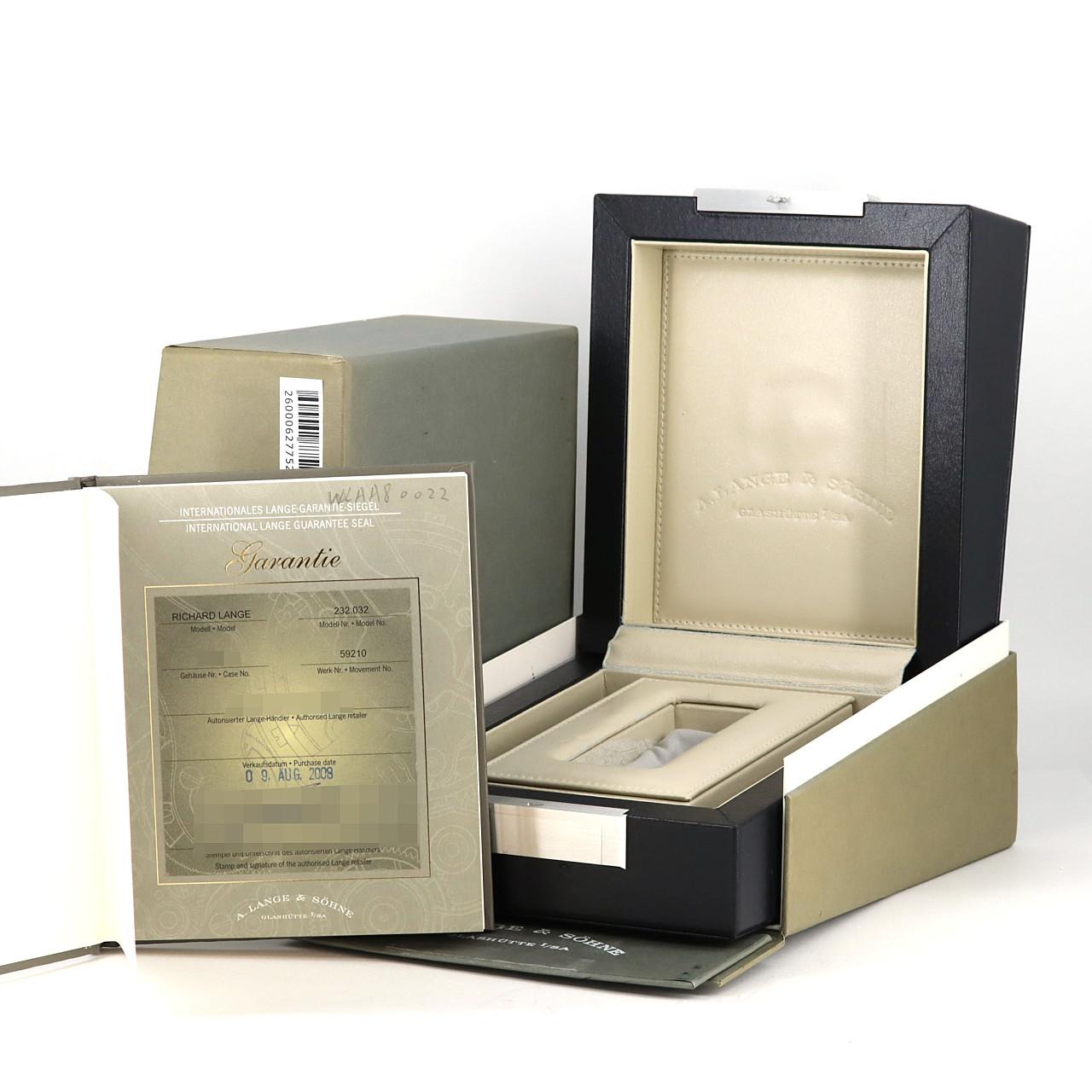 ランゲ&ゾーネ リヒャルトランゲ PG 232.032/LS2324AD PG･RG 手巻