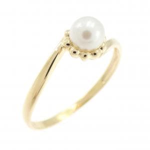 K18YG アコヤパール リング 4.3mm