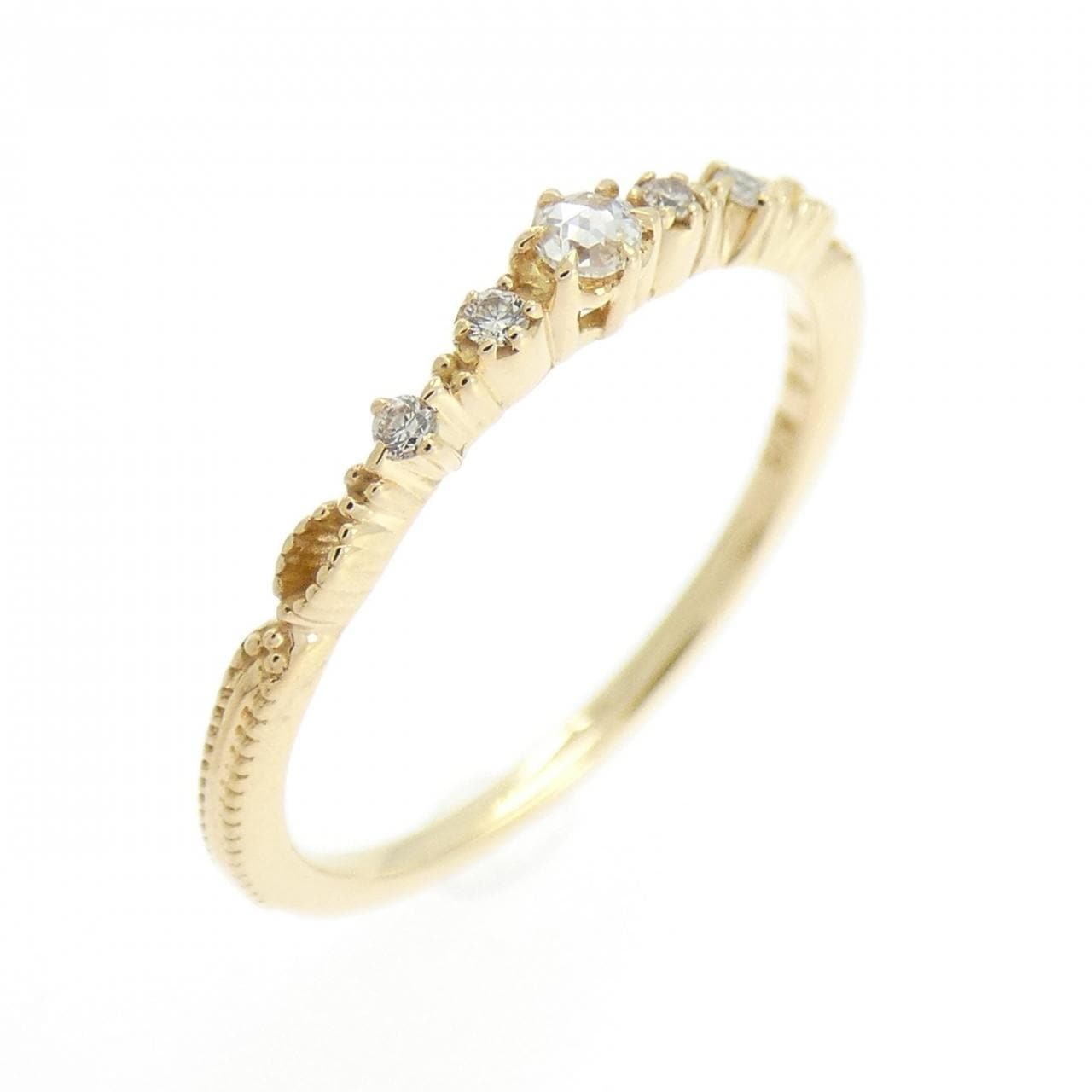 アガット ダイヤモンド リング 0.04CT