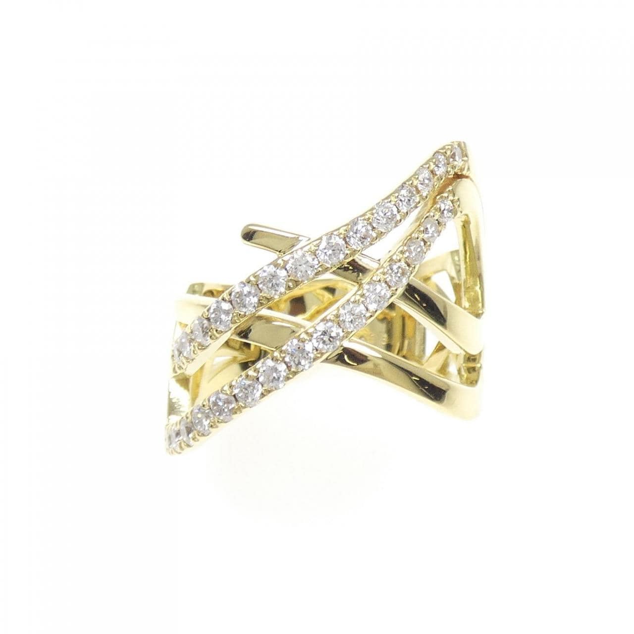 K18YG ダイヤモンド リング 0.83CT