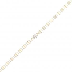 【新品】K18YG ダイヤモンド ブレスレット 0.08CT