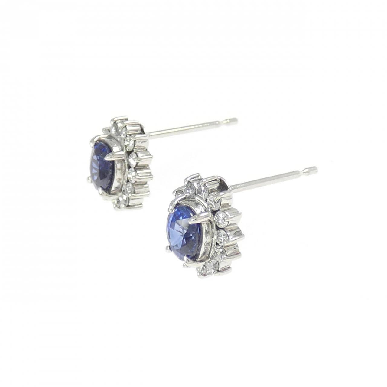 PT900 サファイヤ ピアス 0.94CT