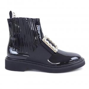 ロジェヴィヴィエ ROGER VIVIER ヴィヴ レンジャーストラス バックル ブーツ