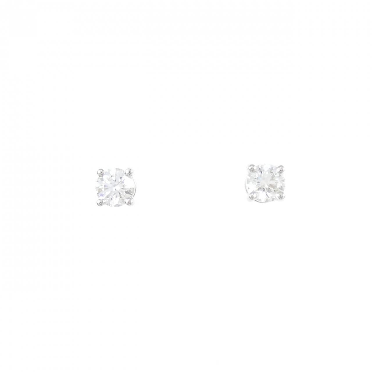 ティファニー ソリティア ピアス 0.26CT 0.26CT H VS1 EXT