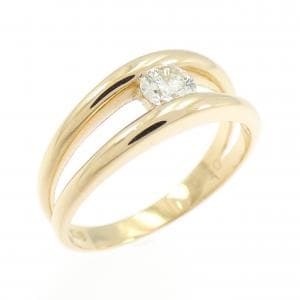 K18PG ダイヤモンド リング 0.24CT