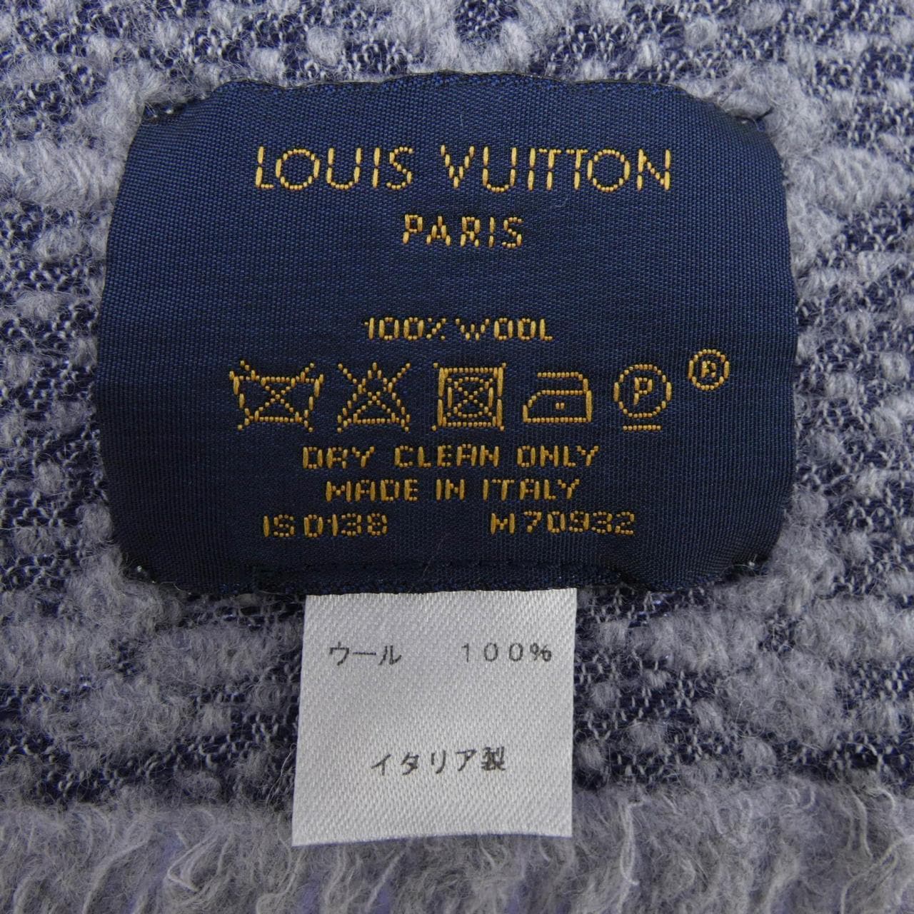 ルイヴィトン LOUIS VUITTON モノグラム クラシック M70932 MUFFLER