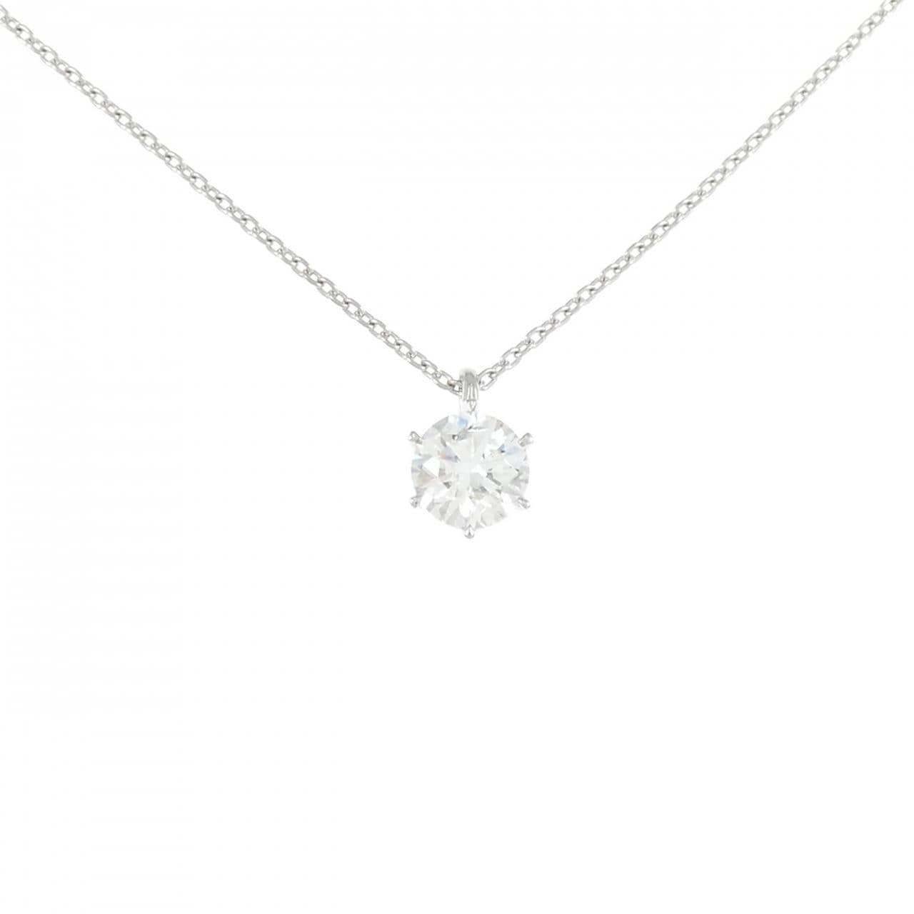 PT900/PT850 ダイヤモンド ネックレス 0.715CT F I1 EXT